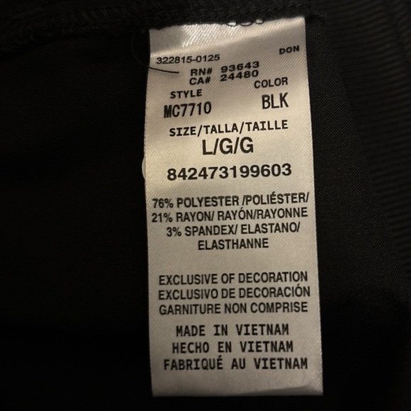 Med Couture Black Cargo Pants - Picture 4 of 5